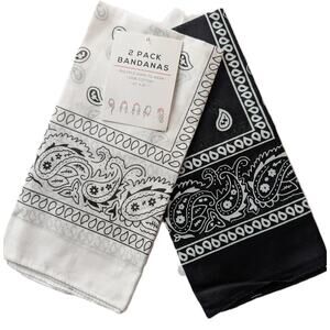 Capelli Paisley Print Cotton Bandana Set